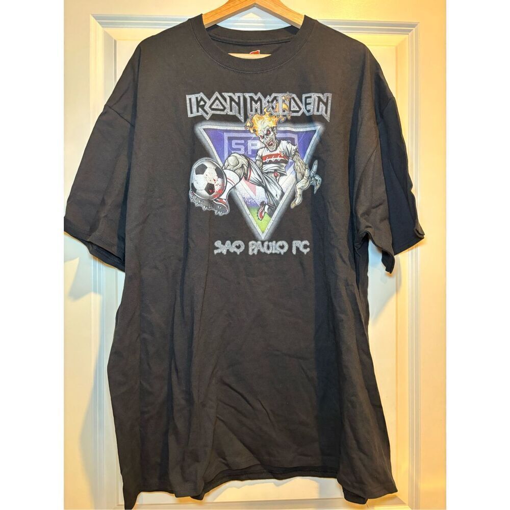 Iron Maiden x São Paulo FC T-shirt size 2XL